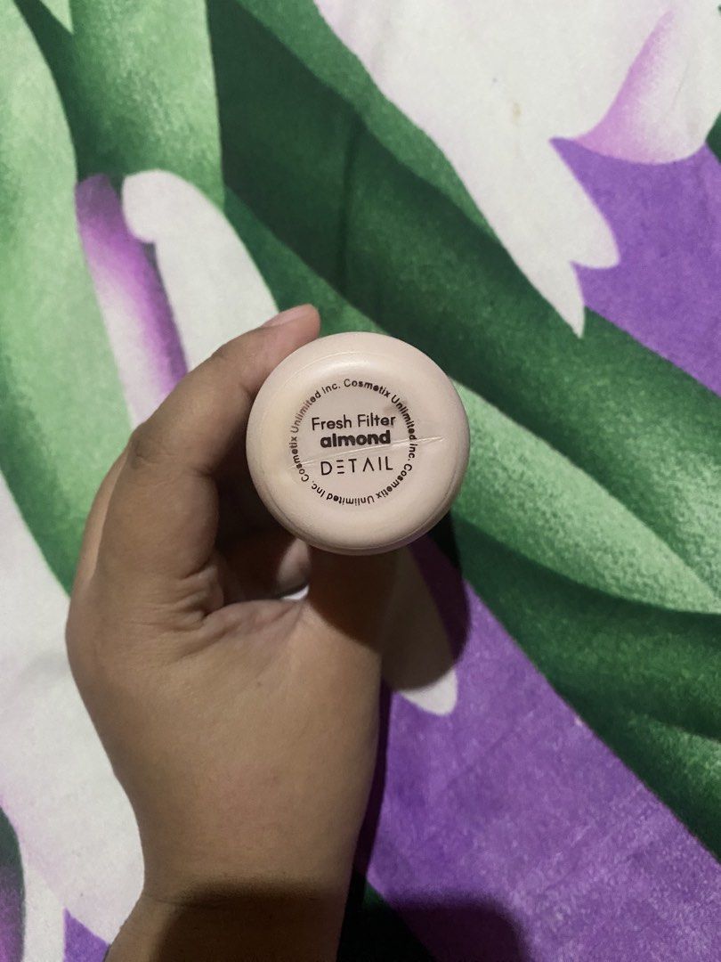 Detail Fresh Filter Foundation - Almond (Category: Makeup) located in Davao. Submitted by bellelettresco (Listing ID 1424291931, Image 2). Description: - Detail Fresh Filter Foundation in Almond shade - Contains 50% pure rose water - Convenient pump dispenser - Net weight: 40ml - Bought the wrong shade - Used only thrice.
