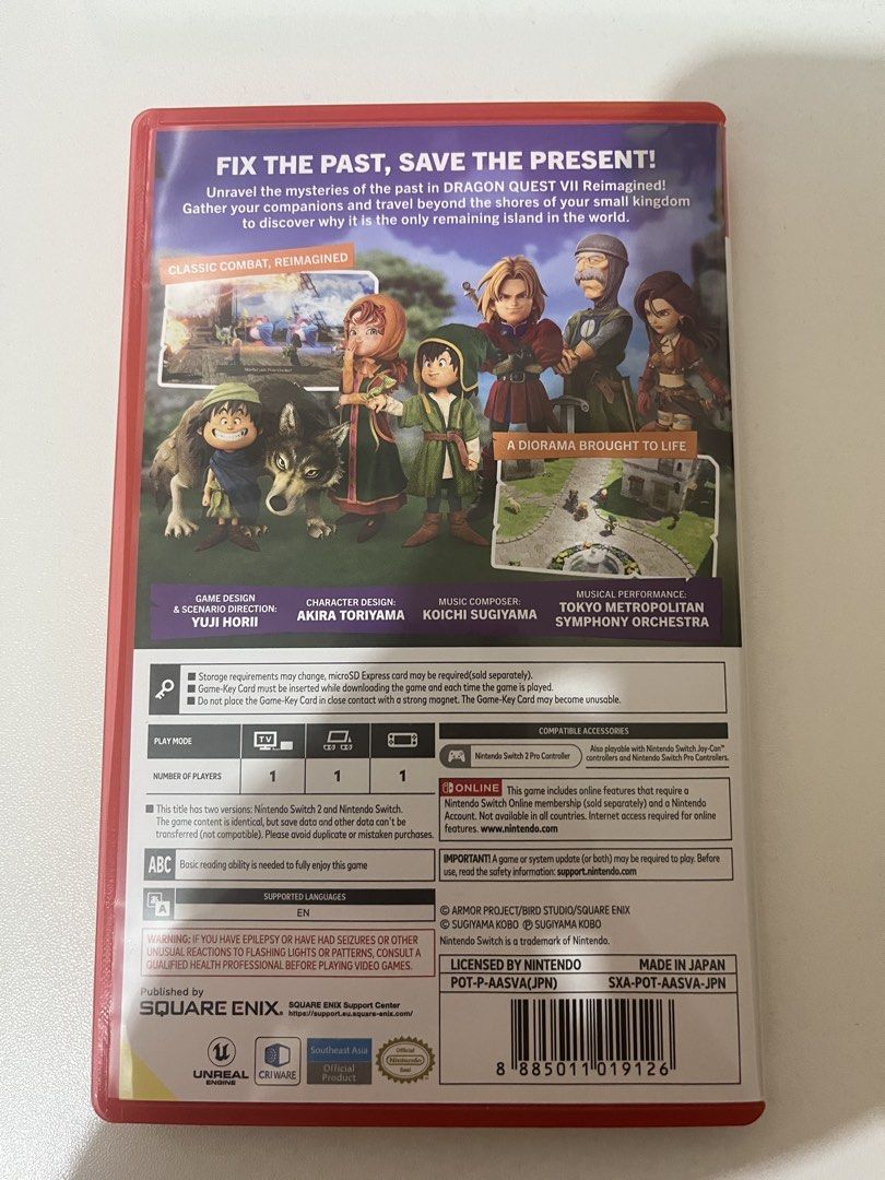 Dragon quest VII reimagined (Category: Nintendo) located in Taguig. Submitted by prelovedby.em (Listing ID 1424302135, Image 3). Description: RFS: done with the game.