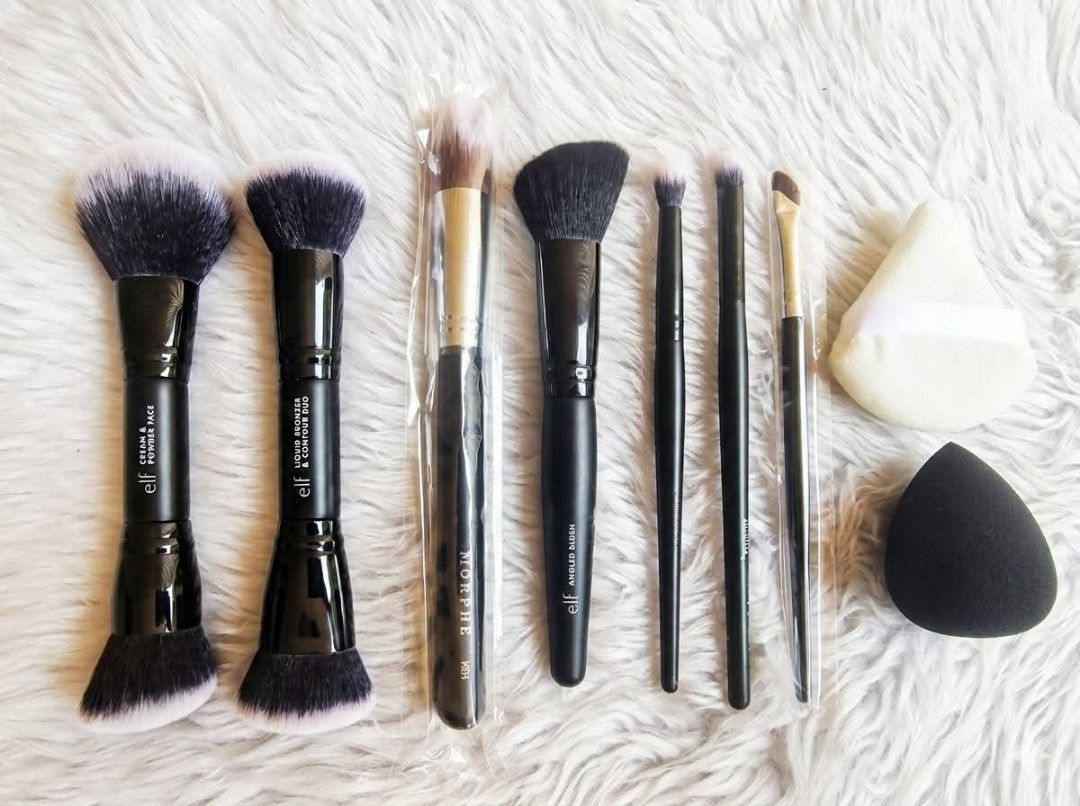 elf and morphe brush set (Category: Makeup) located in Quezon City. Submitted by floreskari78555 (Listing ID 1424246586, Image 1). Description: ​💖 The Secret Recipe for a Flawless Base! 💖 Maganda yung makeup mo, pero hirap i-blend? Baka sa tools na 'yan, sis! We got you covered with our curated set of 100% ORIGINAL brushes. Dito lang tayo sa sure at legit! ✨ ​✔️ e.l.f. Duos & Angled Brushes: Para sa effortless cream contour and powder blush! ​✔