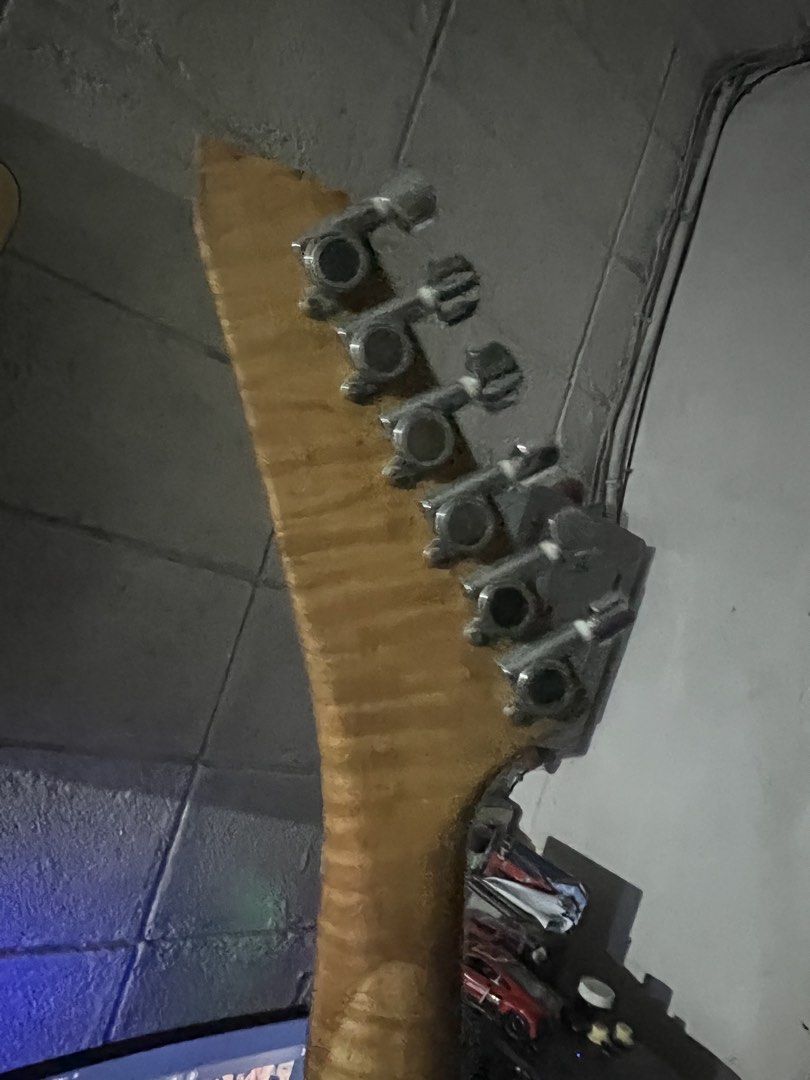 Fernando Super Strat (Category: Musical Instruments) located in Manila. Submitted by jaypxzxc (Listing ID 1424225038, Image 3). Description: - Fernando Super Strat guitar - Sunburst finish - 24 frets - dual humbucker setup - floyd rose - nickel frets - bolt on neck negotiable offer lang issue: no strings floyd rose and missing trem bar pots goods for project guitar buy at your own risk meetup or pickup sampaloc manila .
