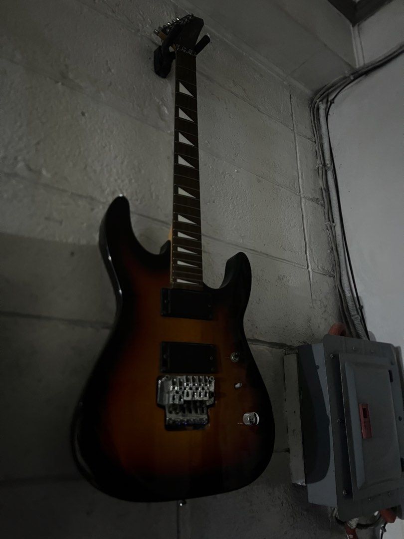 Fernando Super Strat (Category: Musical Instruments) located in Manila. Submitted by jaypxzxc (Listing ID 1424225038, Image 1). Description: - Fernando Super Strat guitar - Sunburst finish - 24 frets - dual humbucker setup - floyd rose - nickel frets - bolt on neck negotiable offer lang issue: no strings floyd rose and missing trem bar pots goods for project guitar buy at your own risk meetup or pickup sampaloc manila .