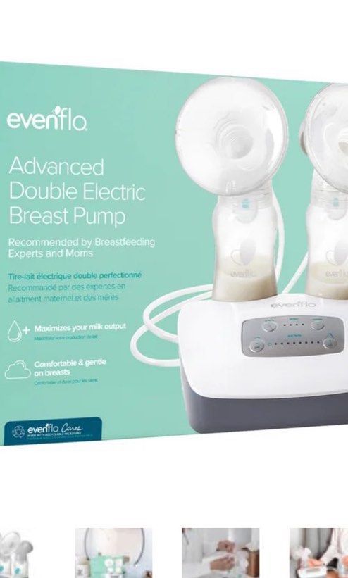 fr🇺🇸 Evenflo Advanced Double Electric Breast Pump (Category: Breastfeeding & Bottle Feeding) located in Marikina City. Submitted by demonyita__ (Listing ID 1424201747, Image 1). Description: Actual pic posted Malakas humigop nakakalakas tlaga ng milk.