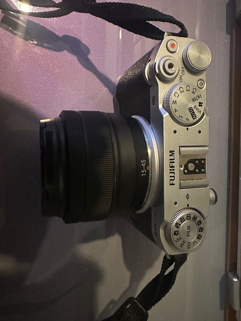 Fujifilm X-M5 Camera with Lens (Category: Cameras) located in Manila. Submitted by brielliant (Listing ID 1424323756, Image 2). Description: Fujifilm xm5 with fujinon 15-45mm lens No issues Low shutter count: 1938 as of posting Some light scratches on the bottom because I used a handgrip, you can only see it, if you really look for it. Meetups only for this item. RFS: buying another camera Meetups: Greenhills mall.
