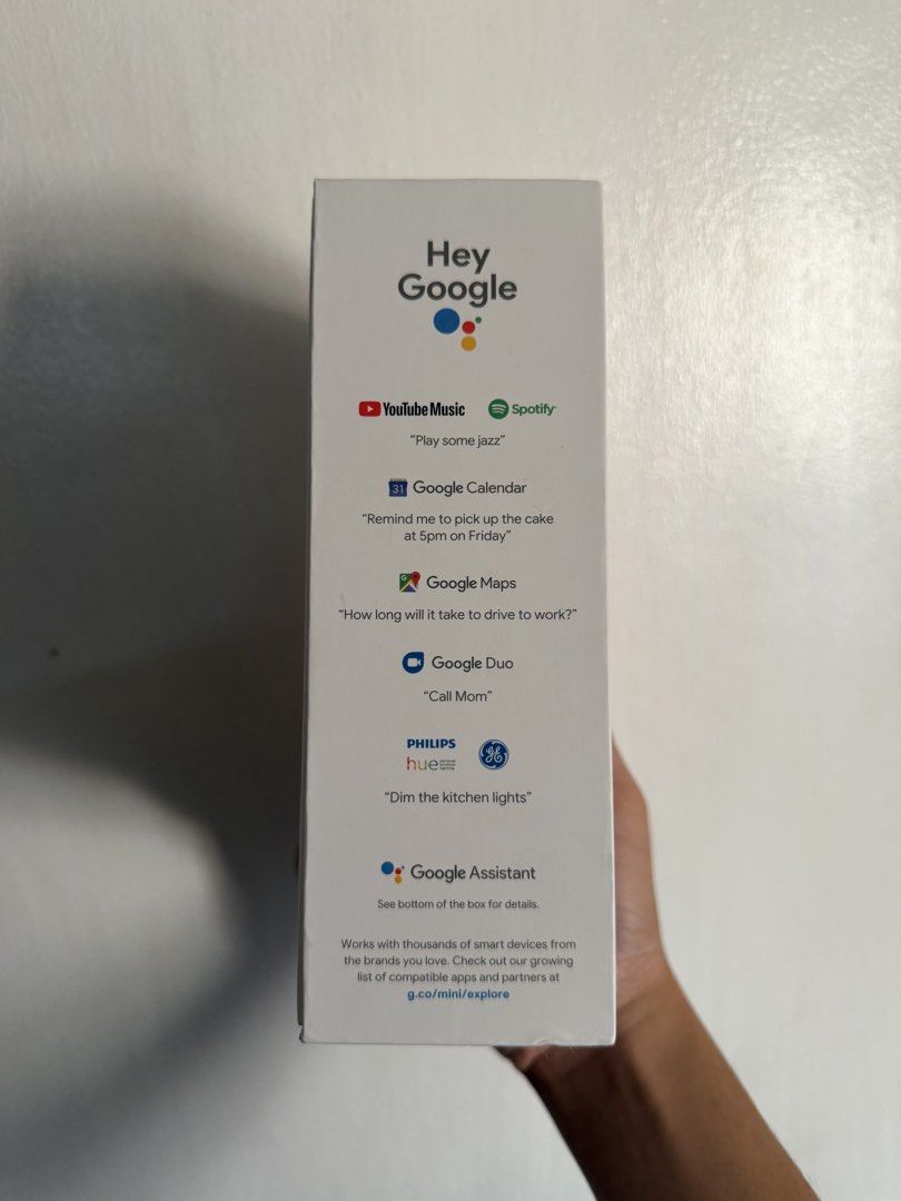 Google Nest Mini (2nd Generation) (Category: Soundbars, Speakers & Amplifiers) located in Makati City. Submitted by brijette_ (Listing ID 1424230776, Image 2). Description: Google Nest Mini (2nd Gen) – Sky Smart speaker in beautiful *Sky* color, perfect for any room. Enjoy hands-free help from Google, play music, control smart home devices, set reminders, and more — all with your voice. Compact, stylish, and sounds great for its size. Reason for 