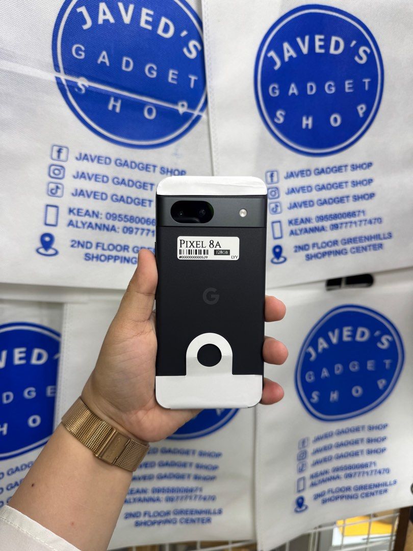 Google Pixel 8a 128gb FU US No issue (Category: Google Pixel) located in San Juan City. Submitted by javedsgadgetshop (Listing ID 1424264910, Image 2). Description: INSTALLMENT OPTIONS : SPAY LATER / GGIVES / CREDIT CARD! WE BUY AND SELL SO PWEDE MAGBINTA OR SWAP ! Quick Specs : 💵 Google Pixel 8a •128gb •US Variant •Good batt health •Factory unlock •98% Smoothness •No hidden issue | No Repaired •100% Authentic | Not Refurbished •w/ OEM Charger &