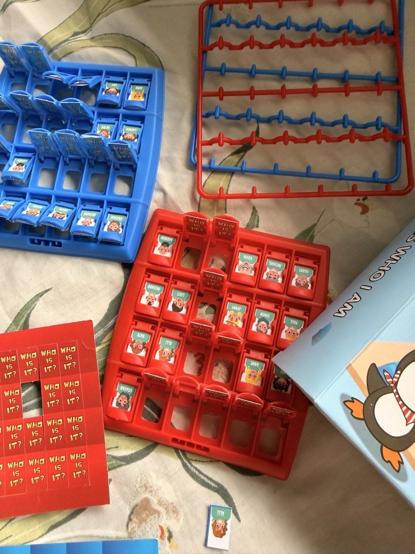 Guess Who I Am? Mini Size Board Game (Category: Board Games & Puzzles) located in San Juan City. Submitted by findmephilippines (Listing ID 1424171256, Image 2). Description: Loc : San Juan City GoGo delivery/ book your own rider Payment: GCash.