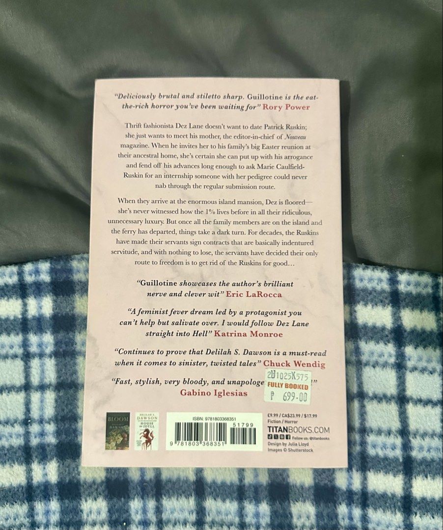 Guillotine by Delilah S. Dawson (Category: Storybooks) located in Pasig City. Submitted by Destash_Diva (Listing ID 1424219714, Image 2). Description: .