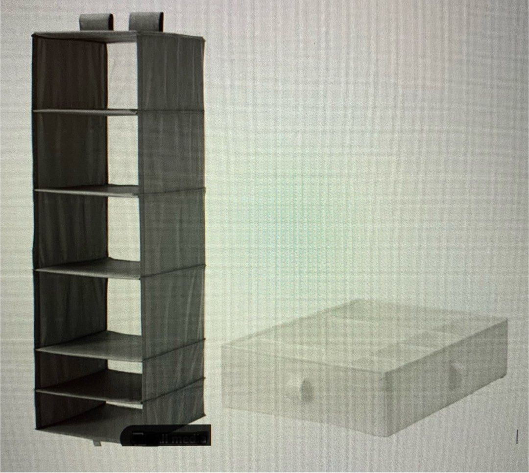 IKEA SKUBB Hanging Organizer (2 pieces) & Drawer Set ((2 pieces)