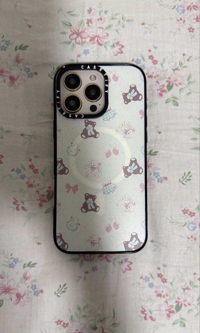 iPhone 16 Pro Max Casetify Floral Bow Tie Case (Category: Cases & Sleeves) located in Valenzuela. Submitted by .manel. (Listing ID 1424201573, Image 1). Description: no more packaging, i threw it thinking that i wouldn't sell it, brand new, selling it in lower price, please dont message me if you are gonna haggle, this is already lowest and the fact that this is brand new. MESSAGE if interested and sure buyer only. Thank you!.
