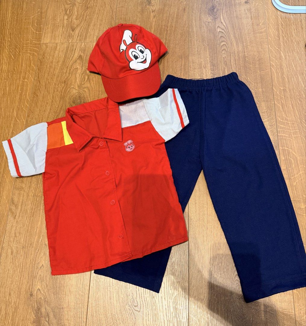 Jollibee Crew costume set (Category: Babies & Kids Fashion) located in Marikina City. Submitted by nicasandoval (Listing ID 1424185592, Image 2). Description: .