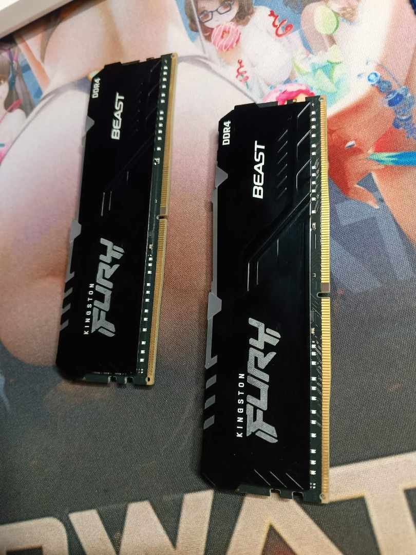 Kingston Fury Beast RGB DRR4 16gb (8x2) 3200Mhz, Computers & Tech ...