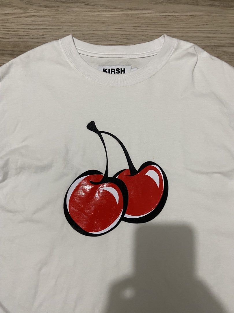 Kirsh Cherry Graphic T-shirt - White (Category: Tshirts & Polo Shirts ) located in Cebu City. Submitted by charlyx (Listing ID 1424177567, Image 2). Description: Excellent No issue L28 W20 Dm.