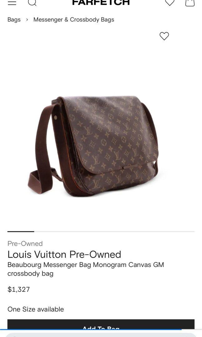 Louis Vuitton Beaubourg Messenger Bag Monogram Canvas GM (Category: Luxury Bags & Wallets) located in Quezon City. Submitted by ruffrider013 (Listing ID 1424318039, Image 1). Description: Louis Vuitton Pre-Owned Beaubourg Messenger Bag Monogram Canvas GM crossbody bag No papers With dustbag With Care instructions Qc meetup Looks new Pwede trade sa watch or gadgets .
