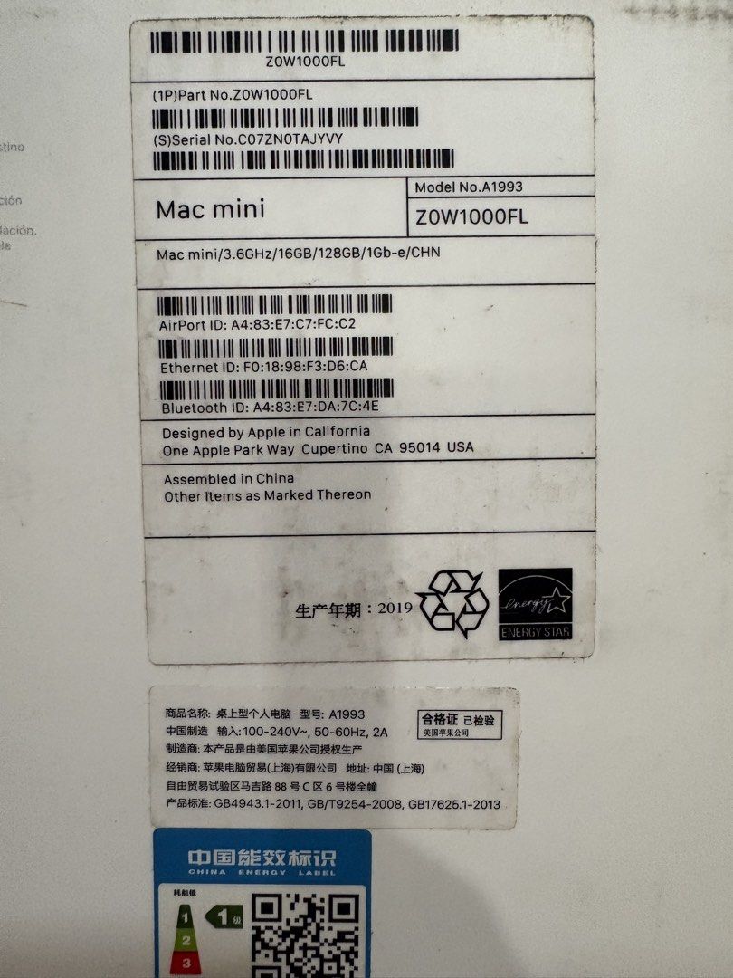 Mac Mini ,16G,i365604520709891111