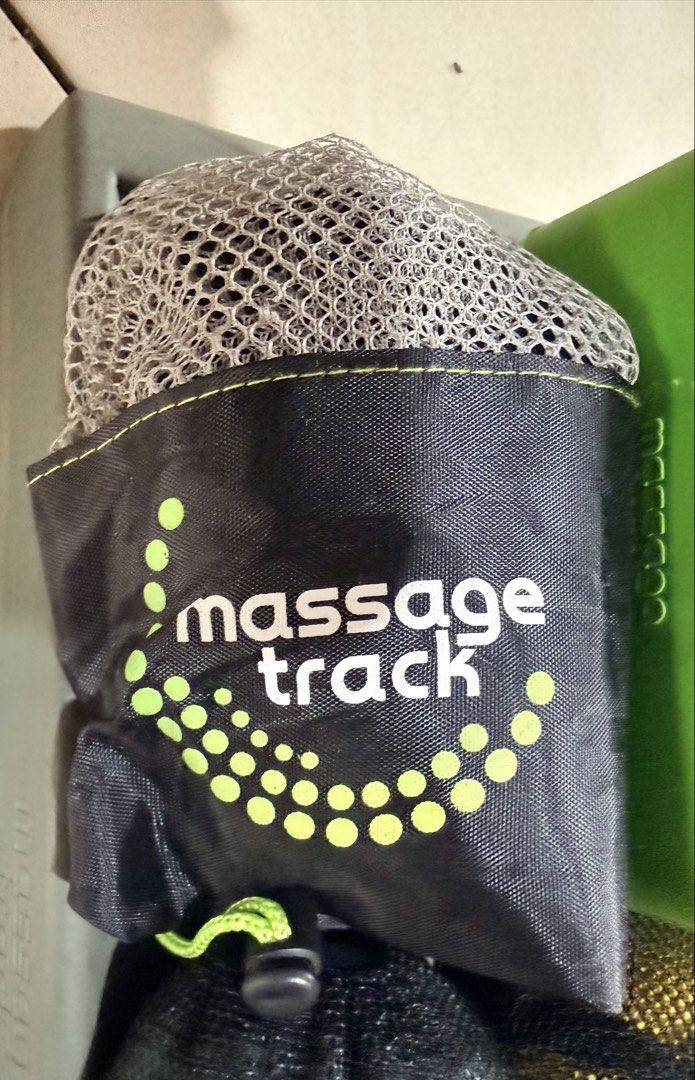 massage track (Category: Massage Devices) located in Taguig. Submitted by toyang50 (Listing ID 1424196535, Image 3). Description: - Massage Track set - Includes massage balls (various colors) and roller - Convenient tray for storage - Ideal for muscle relief and targeting knots.