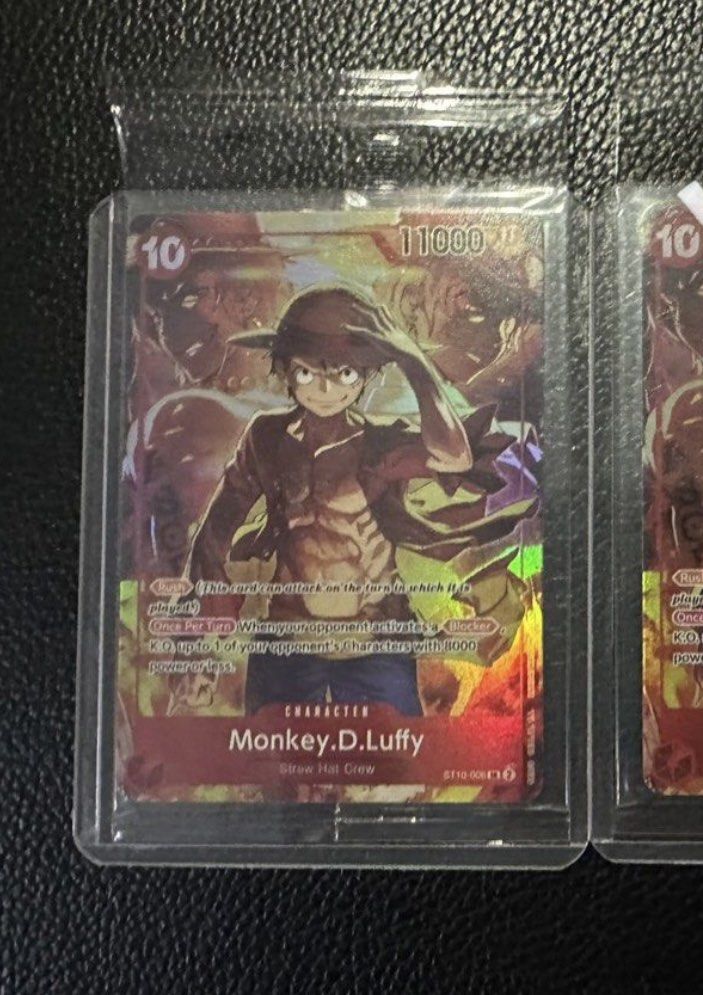 One Piece Card Game - Monkey D. Luffy Sealed ST10-006 Treasure booster ...