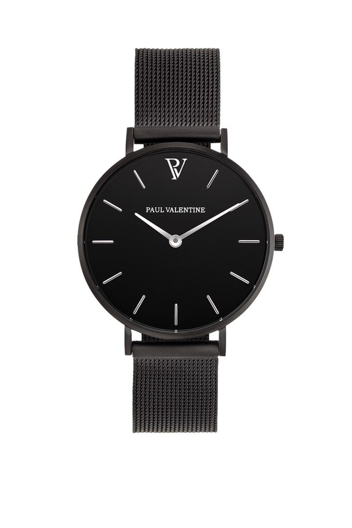 Paul Valentine Black Mesh Classic Watch (Category: Women's Watches) located in Manila. Submitted by stylebeaux (Listing ID 1424310723, Image 1). Description: .
