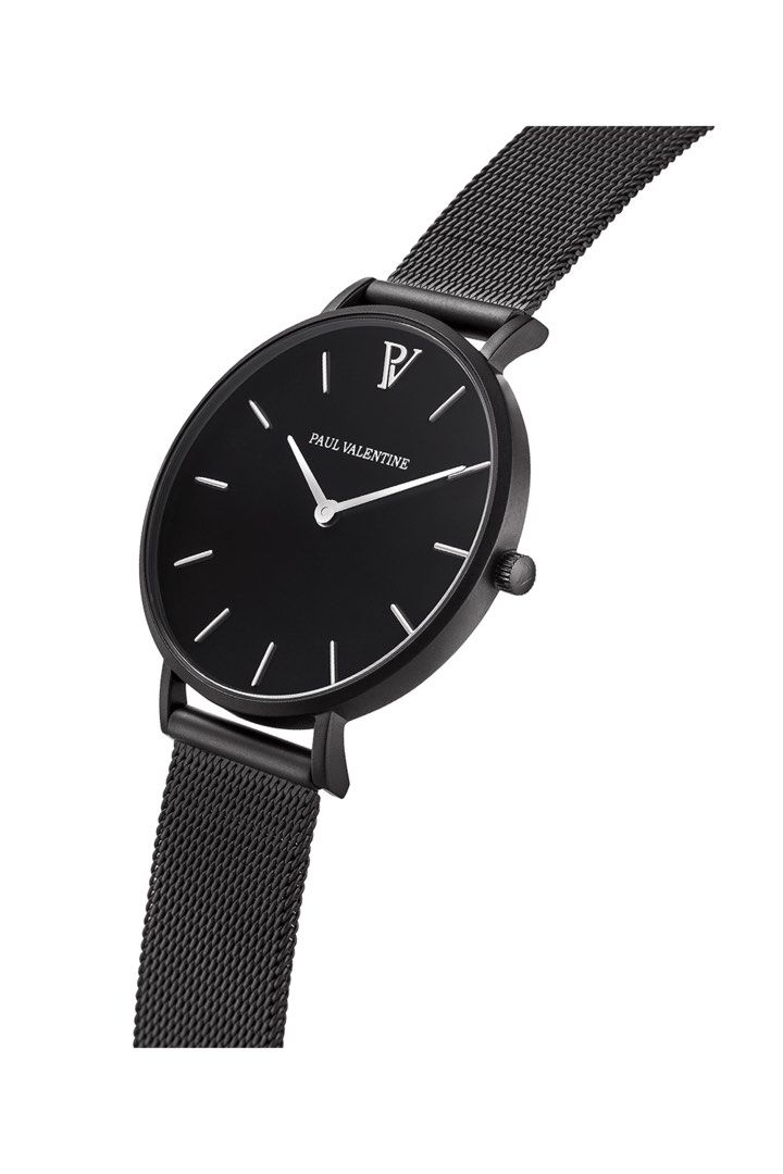 Paul Valentine Black Mesh Classic Watch (Category: Women's Watches) located in Manila. Submitted by stylebeaux (Listing ID 1424310723, Image 2). Description: .
