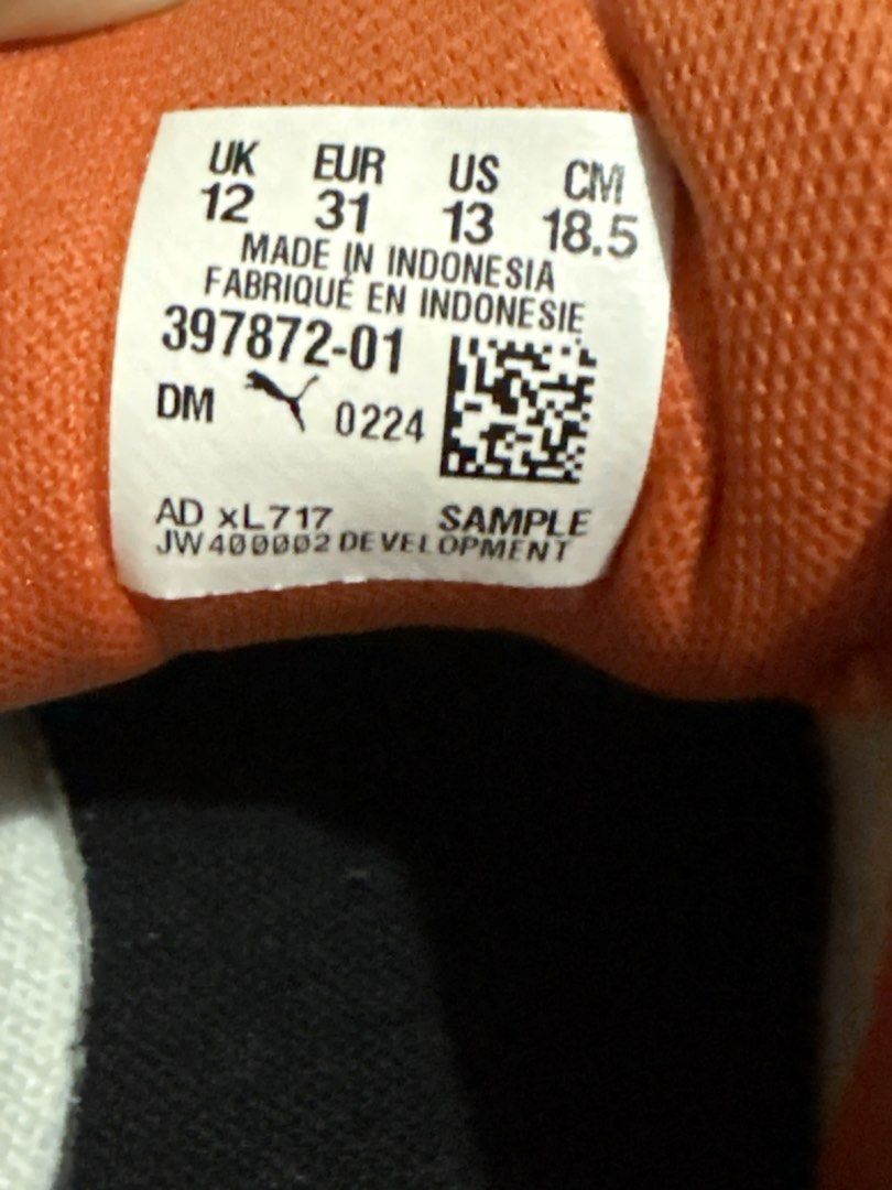 Puma RS-X Sneakers (Category: Babies & Kids Fashion) located in Binan City. Submitted by de.clutterbyM (Listing ID 1424294468, Image 3). Description: Puma RS X Little Artificial Friends S Size: 18.5cm Brand new (check photo for outsole) No box (as it was just gifted, daughter outgrew her shoes).