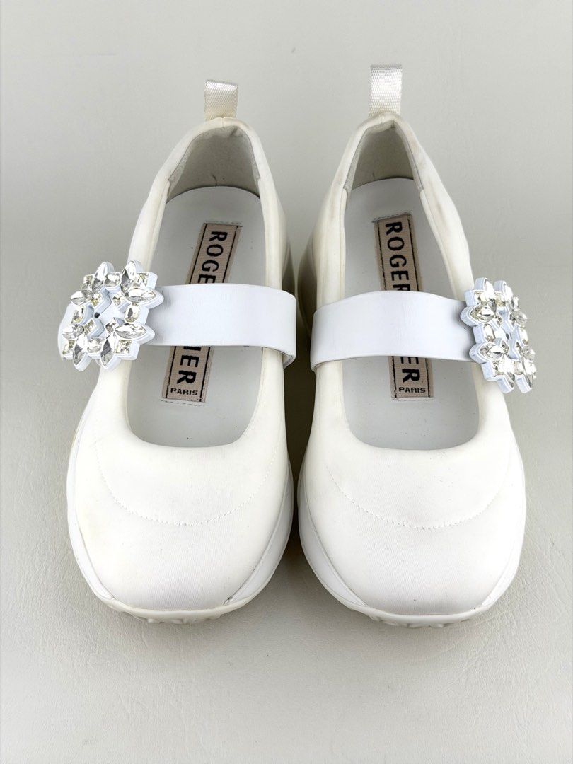 ROGER VIVIER Viv Run (Category: Sneakers & Footwear) located in Manila. Submitted by luvluxe.mnl (Listing ID 1424217964, Image 2). Description: Size 36 Soo chic & pretty!! 😍😍 With little dirt seen on pic but is still presentable and in very good condition Comy pair Resellers price on other website is $659 or 38k + php .