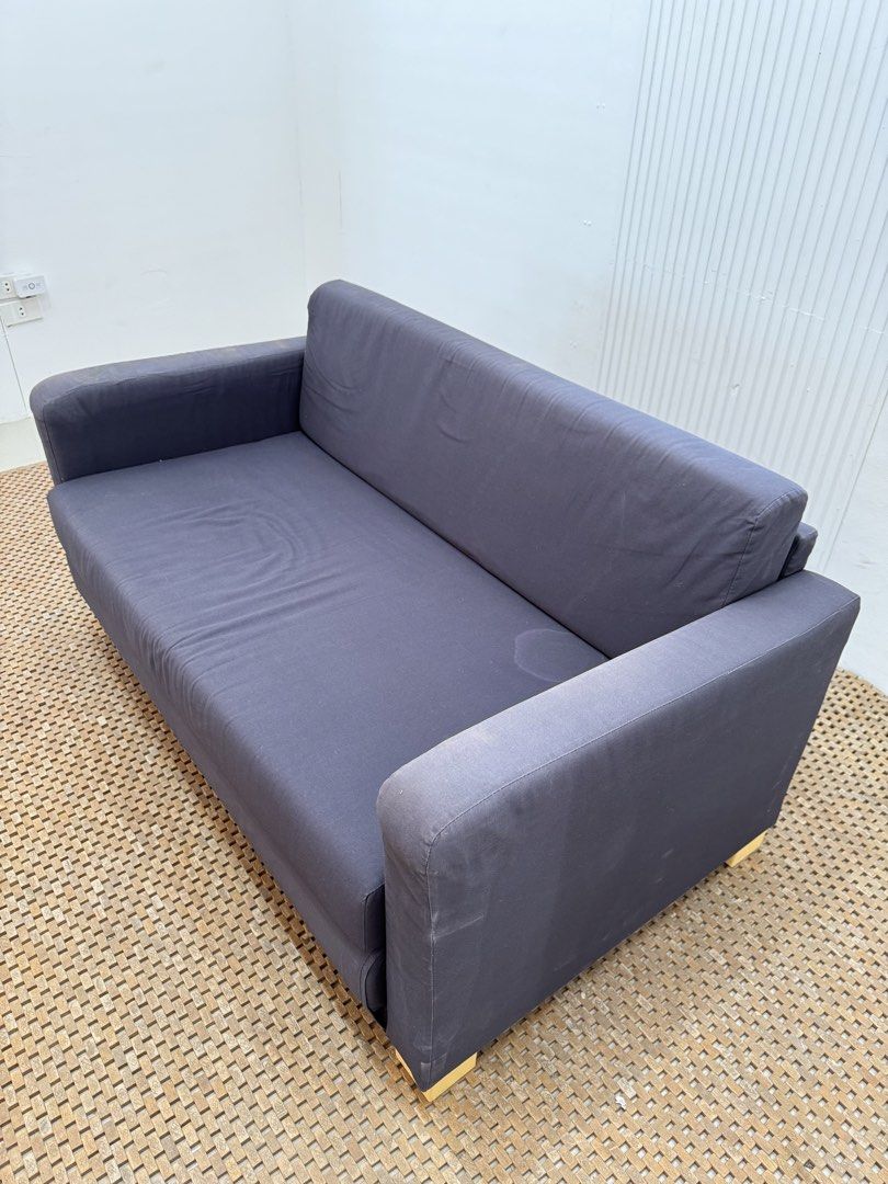Sofabed double (Category: Sofas) located in Quezon City. Submitted by matetdevis13 (Listing ID 1424279777, Image 2). Description: Sofa / Sofabed Double size Price: 8,900 54 x 30/84 x 28/16 In good condition Code MJS56-E338.