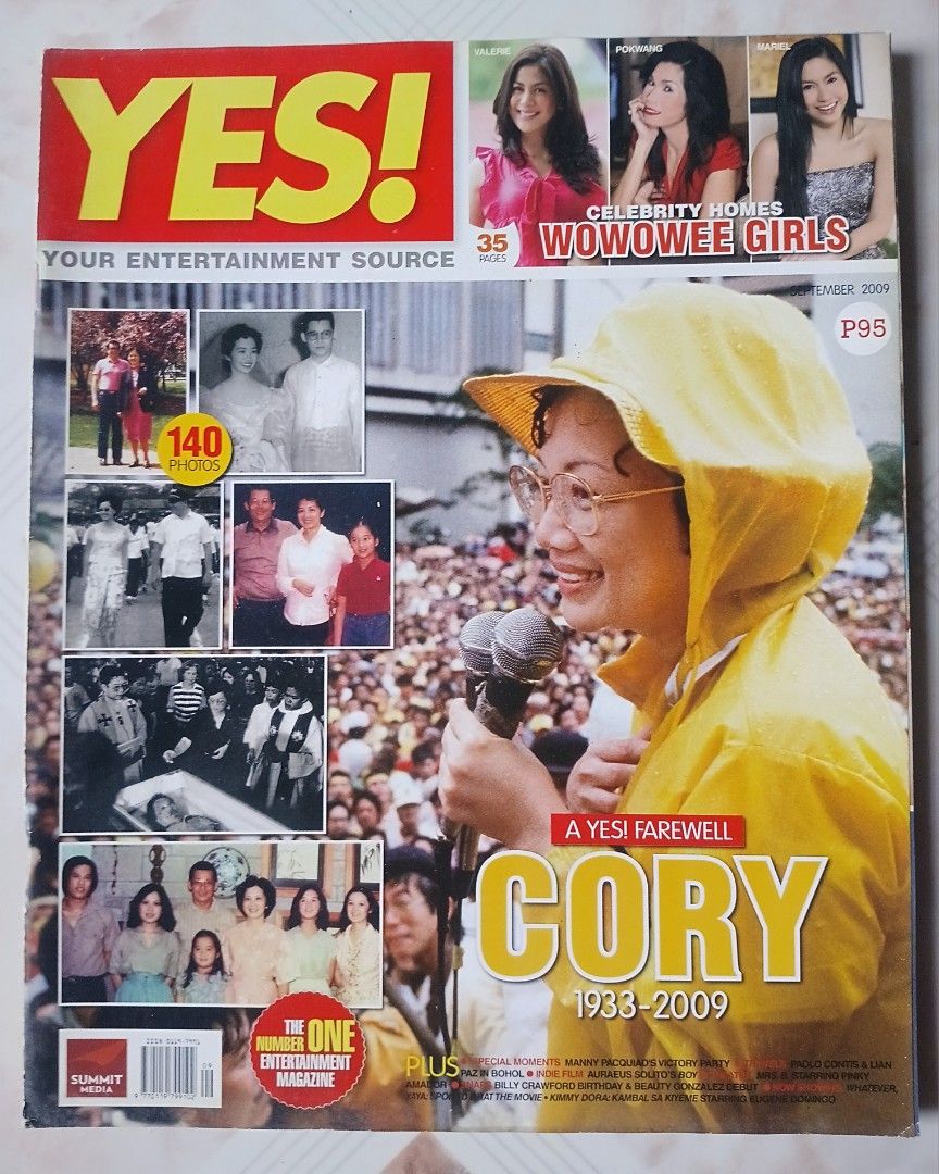 YES!/TIME/S Magazines 200 each (Category: Magazines) located in Quezon City. Submitted by viaramirez (Listing ID 1424339605, Image 1). Description: Collector's Item Cory Aquino, JFK, Eraserheads,etc. Good readable condition, complete pages, shipping or pickup, SF charged to buyer, Commonwealth QC.