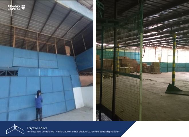 Taytay, Rizal Warehouse for Lease (Category: Commercial) located in Pasig City. Submitted by dcreb (Listing ID 1424228469, Image 2). Description: Property Code: DL-RZ-CW-001L - Inside a Warehouse Compound - Covered Area: 495.73 sqm - Semi-covered Area: 86.88 - Uncovered Area: 90.17 sqm - Mezzanine: 554.44 sqm For Lease at ₱288,705.10 plus CUSA ₱36,816.60 Book your viewing now! Transact with licensed real estate practitioners only. David Cruz REMA