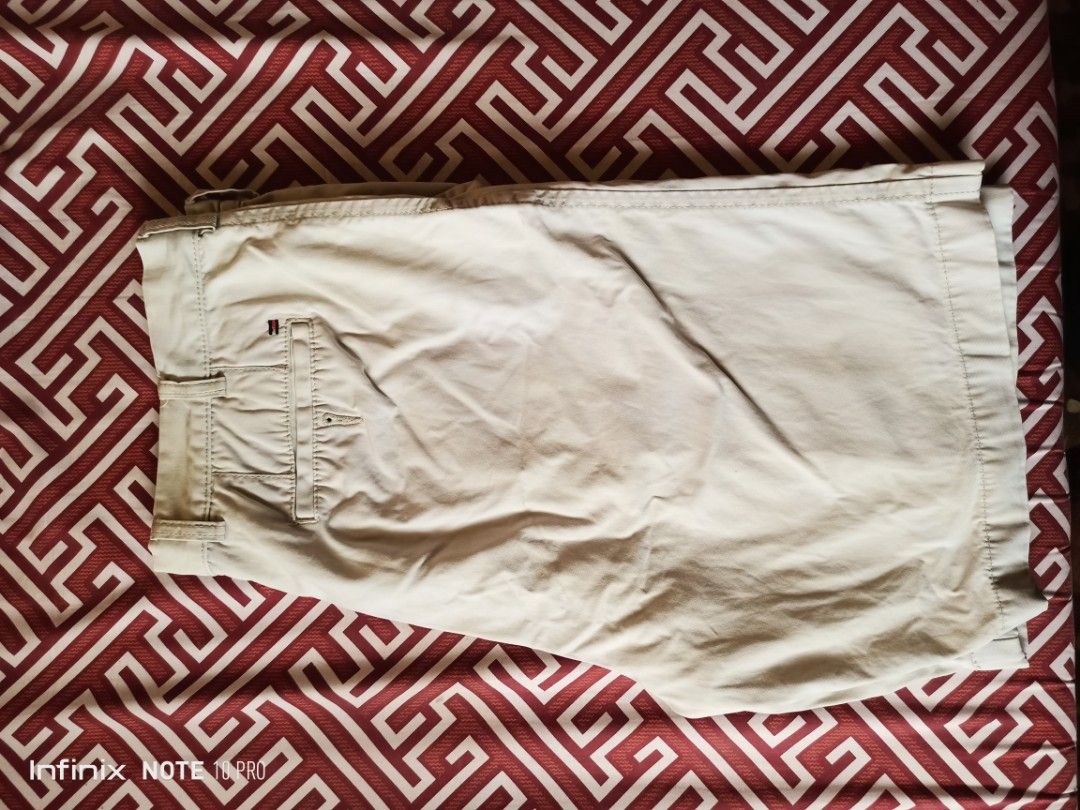 Tommy Hilfiger Khaki Shorts - Size 38 (Category: Shorts) located in Manila. Submitted by mr.dodoublegg (Listing ID 1424173375, Image 3). Description: size 38 on tag fit size 36.