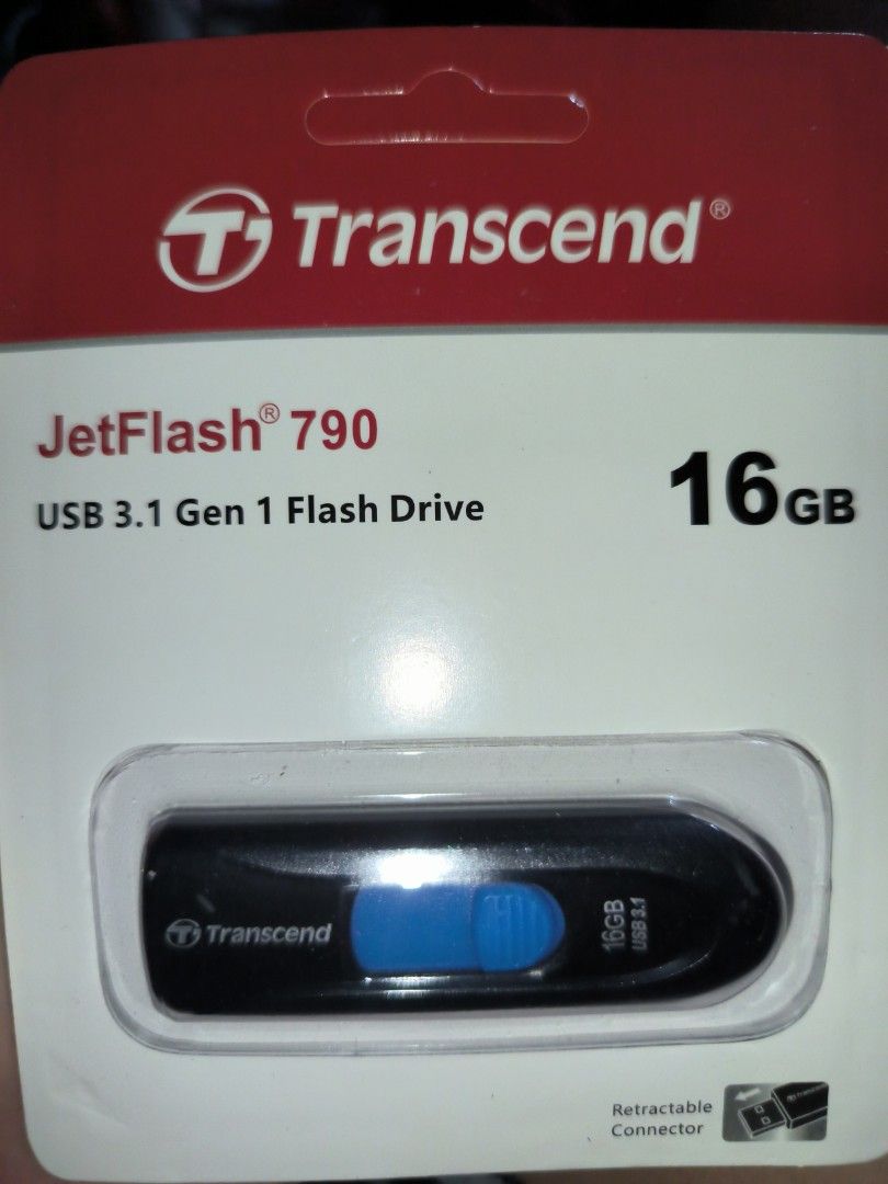 TRANSCEND JETFLASH 790 16 GB STORAGE FLASH DRIVE (Category: Hard Disks & Thumbdrives) located in Manila. Submitted by aaronanton93030 (Listing ID 1424323481, Image 1). Description: TRANSCEND FLASH DRIVE 16 GB 350 PESOS ONLY 1 STOCK PASIG AREA MEETUP, SHOULDER DELIVERY FEES OF OPTING FOR DELIVERY METHOD.