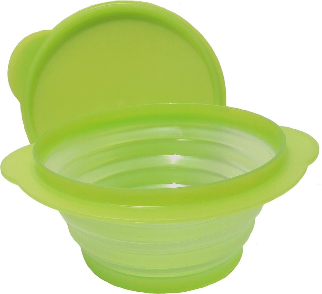 Tupperware Flat-Out Collapsible Container (700ml; green)442951348414720000