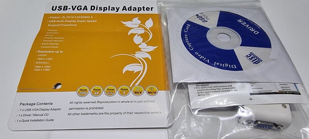USB-VGA Display Adapter405968344182302721