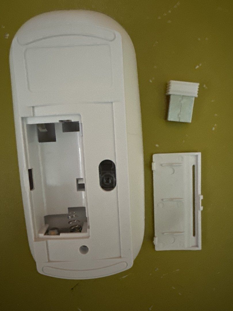 White Wireless Mouse with USB Receiver443225726601799682