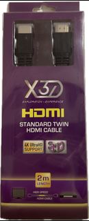 X3D HDMI Standard Twin Cable 2m