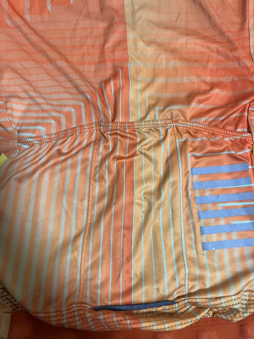 XS Rapha Cycling Jersey (Category: Bicycles) located in Quezon City. Submitted by kaeeeq (Listing ID 1424241897, Image 2). Description: With small stains at the back (don’t know how to remove or if still removable) .