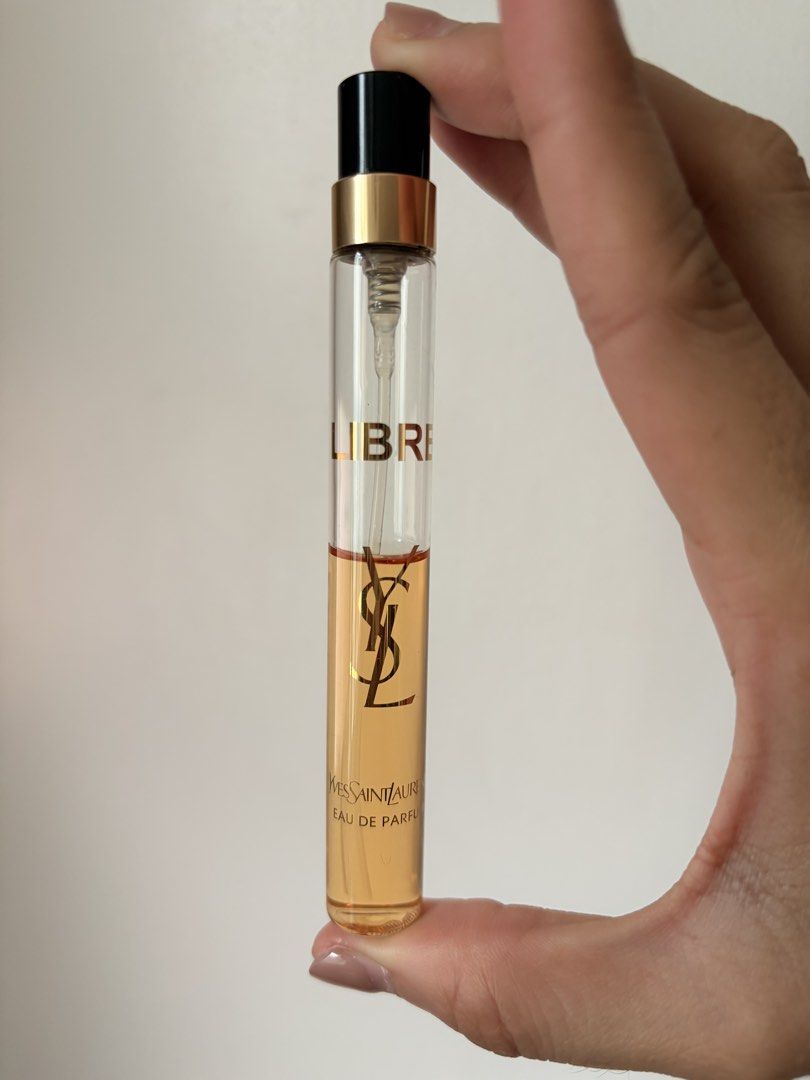 Yves Saint Laurent Libre Eau de Parfum 10ml (Category: Fragrance & Deodorants) located in Mandaluyong City. Submitted by kat.declutters (Listing ID 1424171546, Image 1). Description: Yves Saint Laurent Libre Eau de Parfum 10mL (about half remaining) Authentic, purchased from Rustan’s Shang Rfs: too strong for me now that the scent has macerated.
