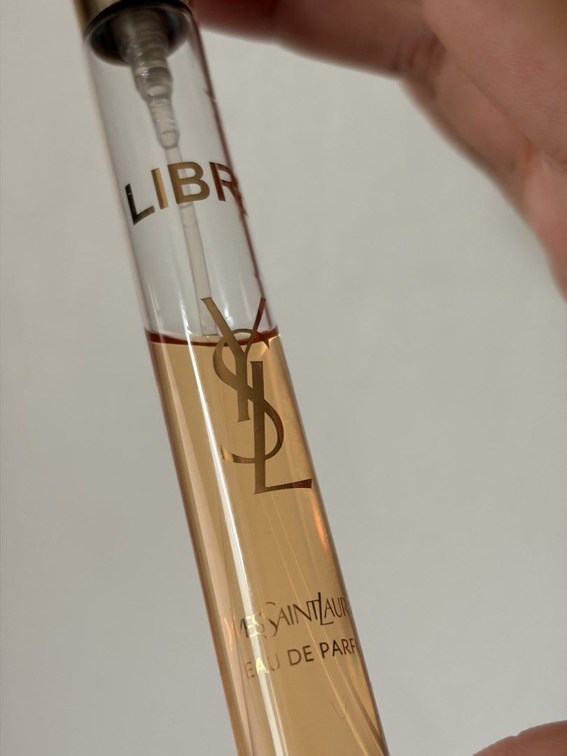 Yves Saint Laurent Libre Eau de Parfum 10ml (Category: Fragrance & Deodorants) located in Mandaluyong City. Submitted by kat.declutters (Listing ID 1424171546, Image 2). Description: Yves Saint Laurent Libre Eau de Parfum 10mL (about half remaining) Authentic, purchased from Rustan’s Shang Rfs: too strong for me now that the scent has macerated.