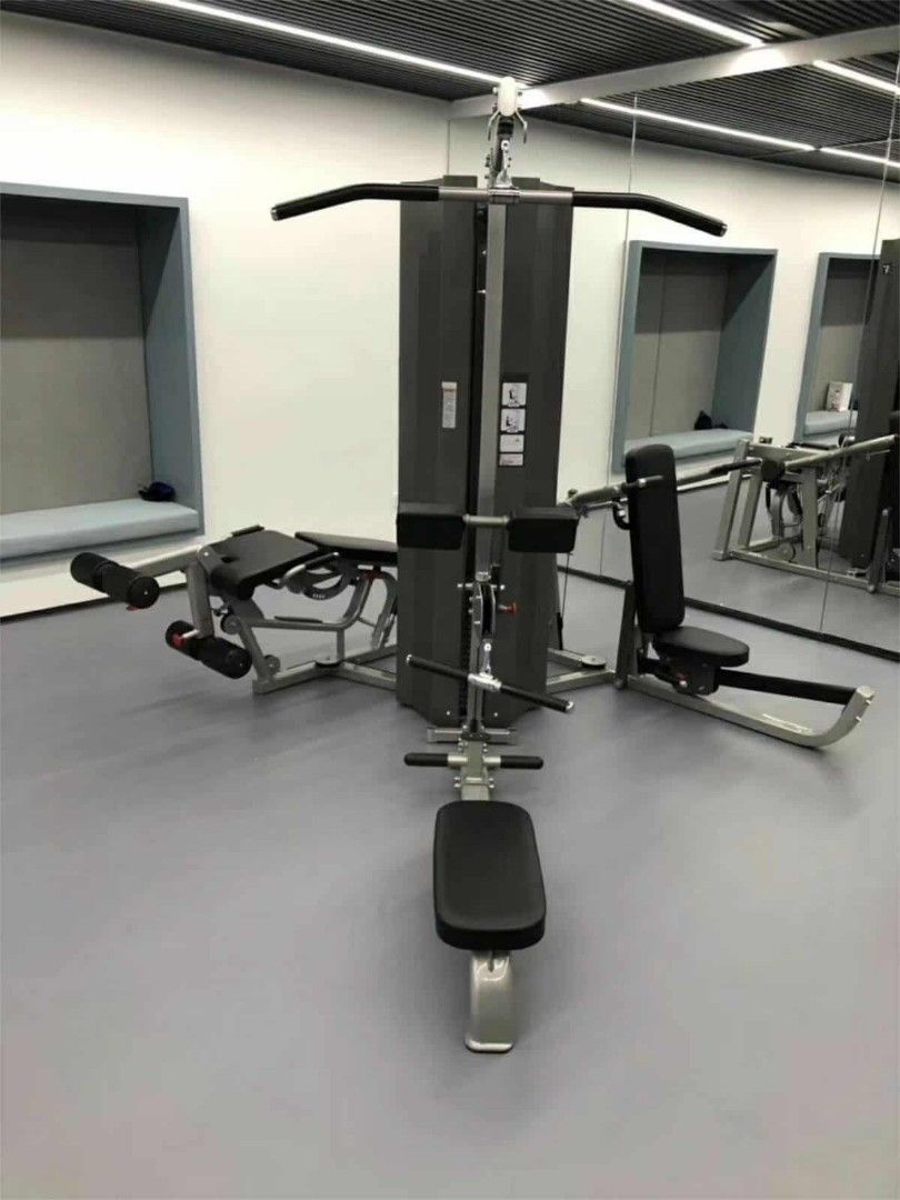 3 Stack Multi Gym (7in1) (Category: Cardio & Fitness Machines) located in Caloocan City. Submitted by protein888 (Listing ID 1427625250, Image 1). Description: Multi-station gym equipment for a full-body workout. Features multiple stations for various exercises, including lat pulldown, leg extension, and bench press. Constructed with a sturdy frame and comfortable padding. Ideal for home gyms or commercial fitness centers. Offers a comprehensive 