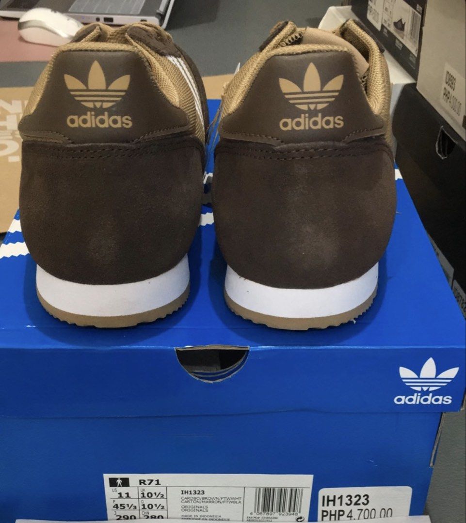 Adidas R71 Brown Sneakers (Category: Sneakers) located in Manila. Submitted by drewgreig95 (Listing ID 1427492037, Image 2). Description: .