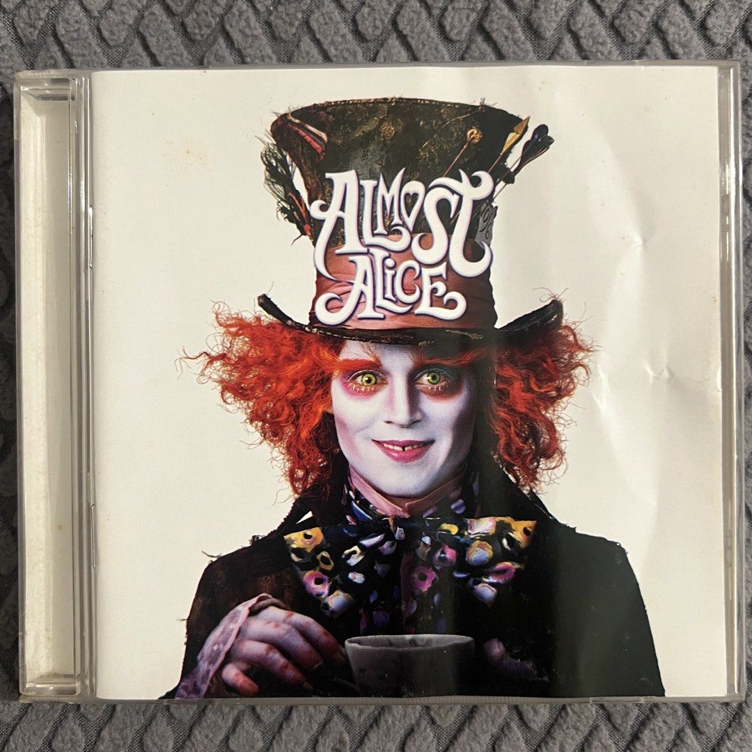 Almost Alice CD (Category: CDs & DVDs) located in Caloocan City. Submitted by thelittlejewelcase (Listing ID 1427605049, Image 1). Description: Imaginative compositions brought to life by the Fantastical World of Alice in Wonderland. ft. Avril Lavigne , Owl City , Shinedown , Metro Station , Tokio Hotel , .