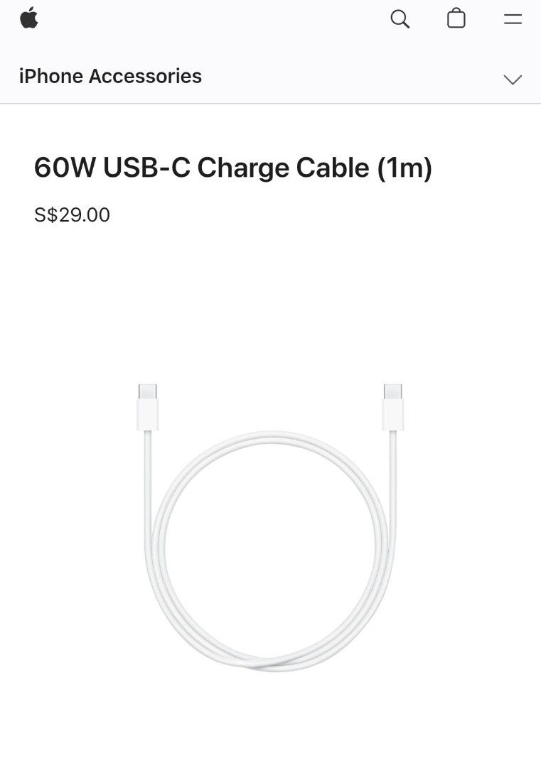 Apple USB-C to Lighting Cable (1 m)405973929369937921