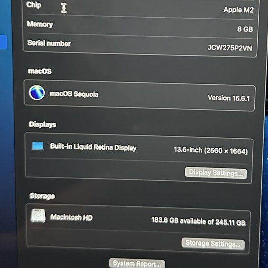 Apple MacBook Air M2 (2022) - Midnight405956521917818881