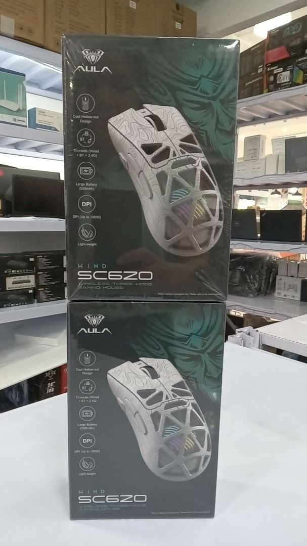 Aula SC6Z0 Trimode Mouse (Category: Mouse & Mousepads) located in Cavite. Submitted by dwelancas79880 (Listing ID 1427532967, Image 1). Description: wired wireless bluetooth.