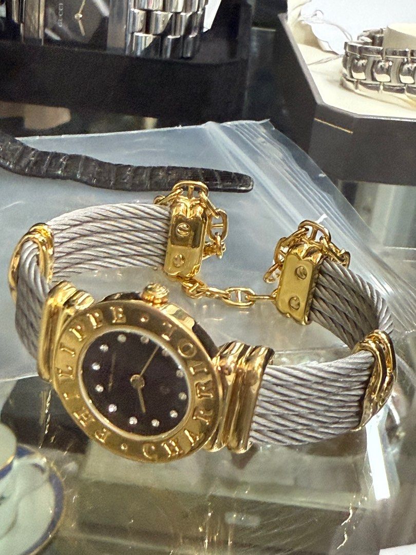 CHARRIOL ST. TROPEZ STAINLESS WATCH (Category: Luxury Watches) located in Caloocan City. Submitted by flamingo_heart04 (Listing ID 1427525185, Image 1). Description: CHARRIOL ST TROPEZ® WITH 12 CZ STONES DIAL 💯 Authentic and Original.