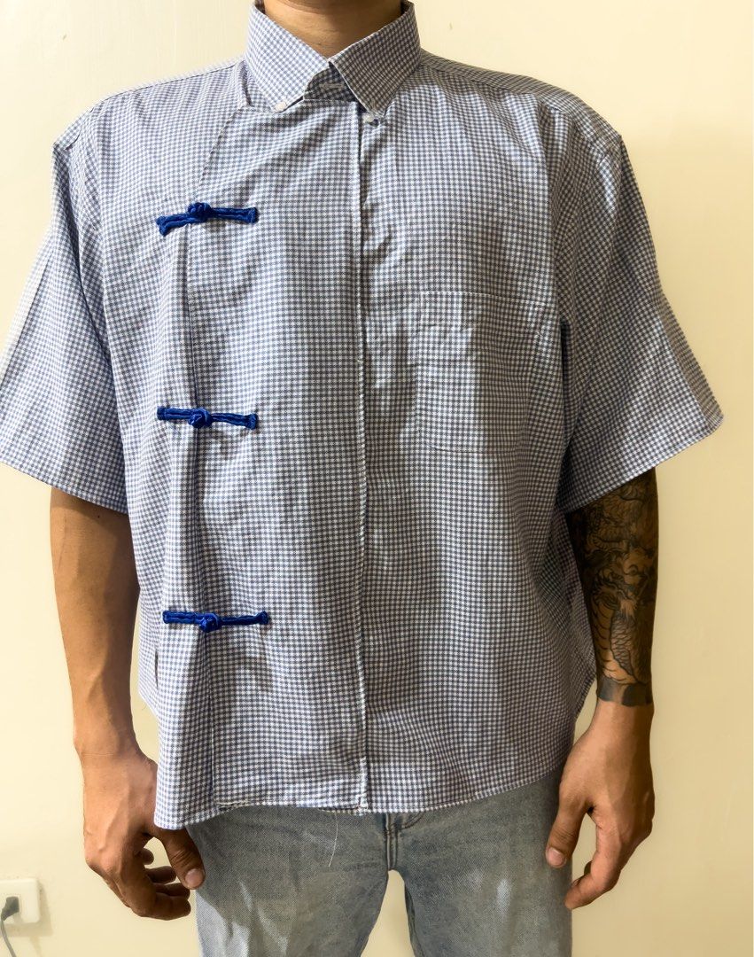 Cheongsam Remade Blue polo (Category: Tshirts & Polo Shirts ) located in San Pablo. Submitted by buttonsandcollars (Listing ID 1427605163, Image 3). Description: Cheongsam Remade Blue polo.