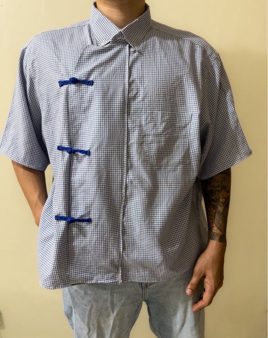 Cheongsam Remade Blue polo (Category: Tshirts & Polo Shirts ) located in San Pablo. Submitted by buttonsandcollars (Listing ID 1427605163, Image 2). Description: Cheongsam Remade Blue polo.