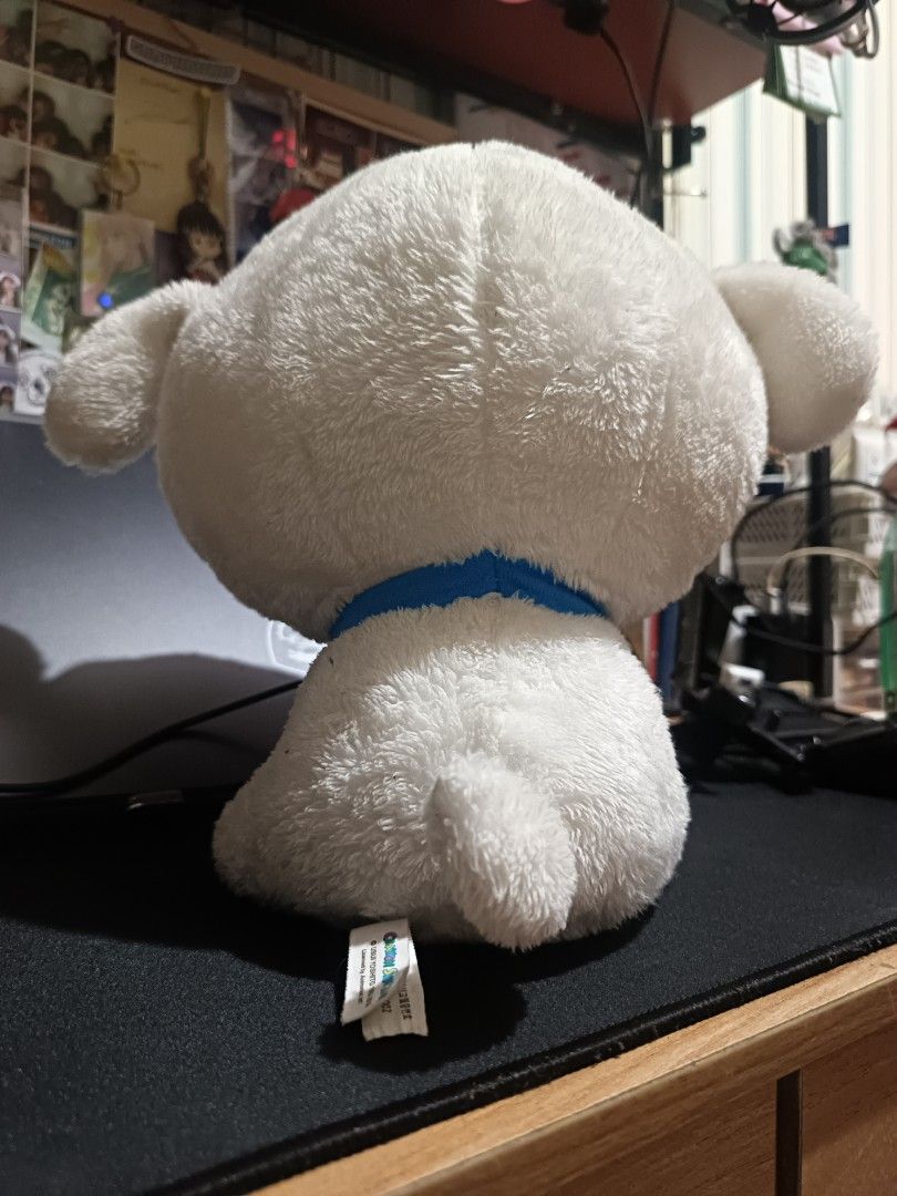 Crayon Shinchan - Shiro Plush Toy (Category: Plushies & Soft Toys) located in Caloocan City. Submitted by ganbarubi (Listing ID 1427611918, Image 2). Description: - Authentic Shiro plush - Licensed by Animation Int'l (paper tags are cut off but shown in the picture) Flaws: Dirty (can be washed if requested), tag's stitch is falling off (shown on 3rd pic) MOP: GCash, Maya, Bank, Cash (only for meet-ups) Shipping will be shouldered by buyer Please 