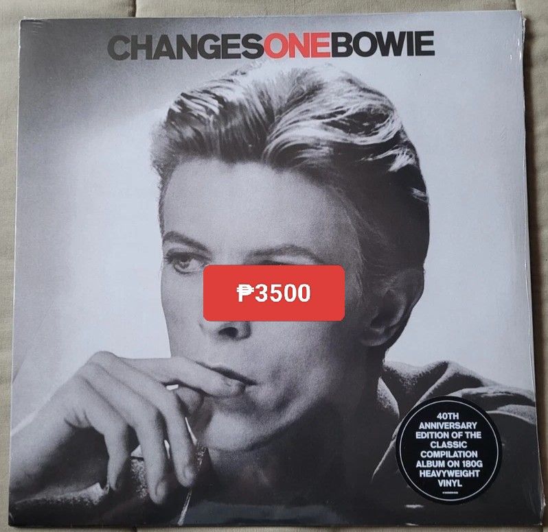 David Bowie - ChangesOneBowie Vinyl Record (Category: Vinyls) located in Manila. Submitted by jhenaloymerchandise (Listing ID 1427617932, Image 1). Description: David Bowie - ChangesOneBowie Vinyl Record = ₱3,500 Brand New sealed made in Germany .