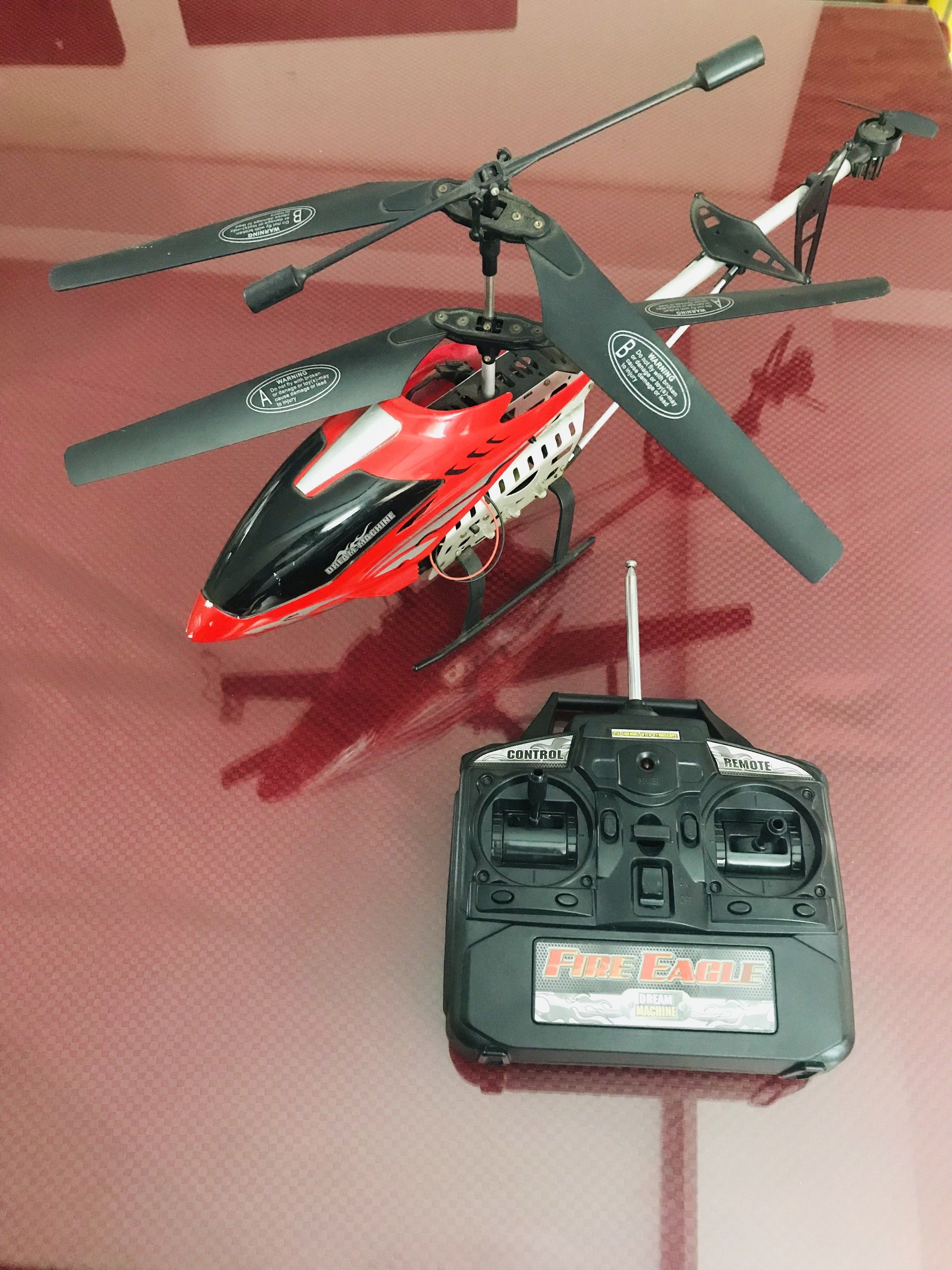 Dream Machine Infrared Control Helicopter RC (Category: Remote Control Toys) located in Quezon City. Submitted by regiegeorg77224 (Listing ID 1427550271, Image 2). Description: Dream Machine infrared RC Remote As is condition Untested QC area Lalamove Bank transfer.