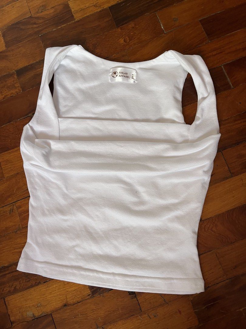 Fhilar Apparel White Tank Top (Category: Sleeveless) located in Muntinlupa City. Submitted by ysabeb (Listing ID 1427559233, Image 1). Description: .