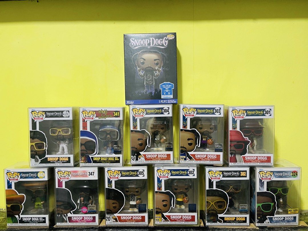 Funko Pop! Snoop Dogg Vinyl Figures (Category: Figurines & Statues) located in Quezon City. Submitted by happy.goodbuy (Listing ID 1427569379, Image 1). Description: SALE BY LOT 13 pcs all comes with protector 19K FIX FIX NOVALICHES AREA.